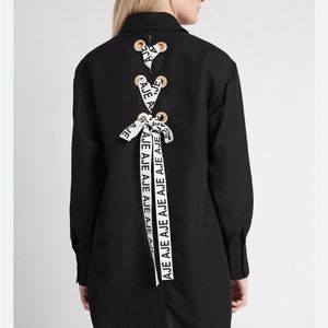 Like new Aje Virtuous longline shirt with back tie